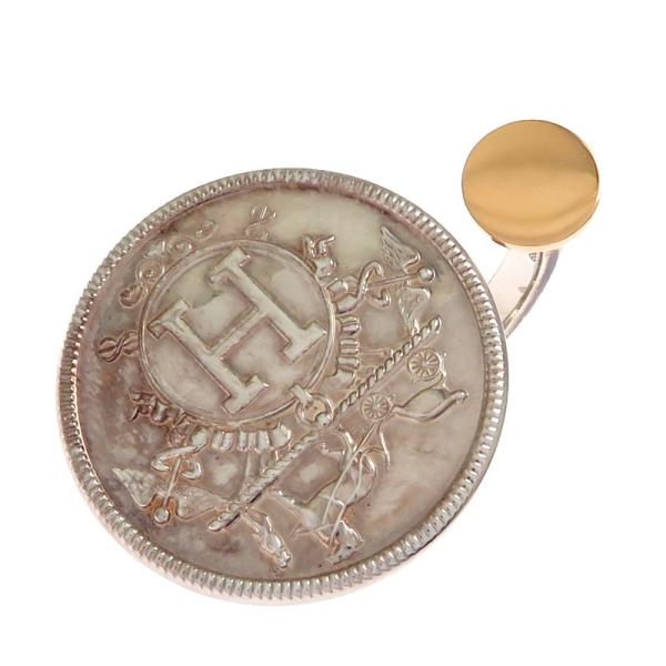 ［飯能本店］HERMES エルメス #50 SV925 エクスリブリス リング・指輪 シルバー925...
