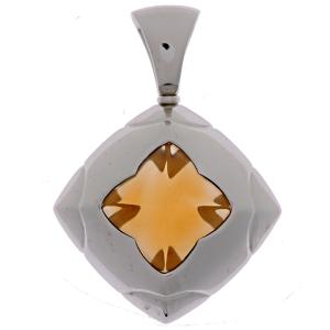 ［銀座店］BVLGARI ブルガリ ピラミデ シトリン ペンダントトップ 750ホワイトゴールド レディース・メンズ DH91940