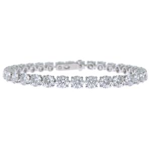 ［飯能本店］CARTIER カルティエ 約13ct位 ダイヤモンド テニス CRH6026415 ブレスレット Pt950プラチナ レディース・メンズ DH92489