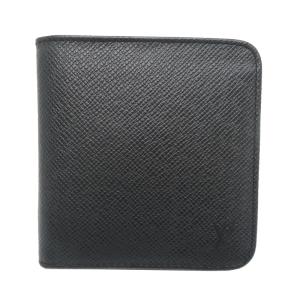 ［飯能本店］LOUIS VUITTON LV ルイ・ヴィトン ポルト ビエ・モネ ジップ M30672 ( 廃番 ) 二つ折り財布 タイガ ブラック系 DH92530