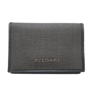 ［飯能本店］BVLGARI ブルガリ ウィークエンド 32588 カードケース PVC グレー系 レディース・メンズ DH92881
