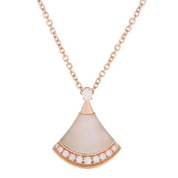 ［銀座店］BVLGARI ブルガリ ディーヴァ ドリーム シェル ダイヤモンド 358365 ネック...