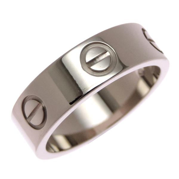 ［銀座店］CARTIER カルティエ ＃51 750WG ラブ リング・指輪 750ホワイトゴールド...