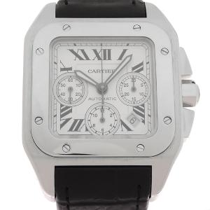 ［銀座店］CARTIER カルティエ サントス ドゥ カルティエ ウォッチ 100 XL W20090X8 腕時計 メンズ DH93921