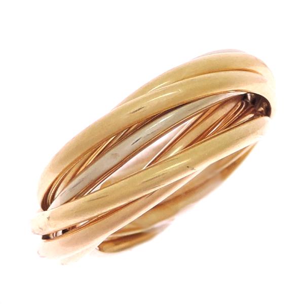 ［銀座店］CARTIER カルティエ 7連 #48 リング・指輪 750ホワイトゴールド 6号 マル...
