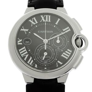 ［飯能本店］CARTIER カルティエ バリン ブルー ドゥ カルティエ クロノグラフ XL W6920052 腕時計 メンズ DH94112