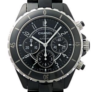 ［飯能本店］CHANEL シャネル J12 41MM クロノグラフ H0940 腕時計 メンズ DH94278