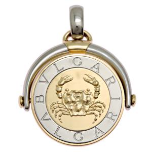 ［飯能本店］BVLGARI ブルガリ ホロスコープ キャンサー 蟹座 ペンダントトップ 750イエローゴールド レディース・メンズ DH94327
