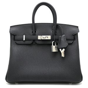 ［銀座店］HERMES エルメス バーキン25 G刻印 2026年製 パラジウム（シルバー）金具 ※保護シール付き ハンドバッグ トゴ DH94697