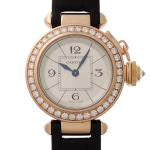 ［飯能本店］CARTIER カルティエ ミス パシャ ウォッチ 27MM ダイヤモンド WJ124026 腕時計 レディース DH94977