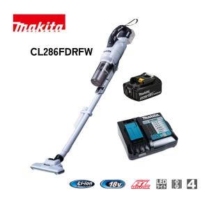【マキタ】充電式クリーナ (本体のみ/白) CL286FD-ZW（18V） Amazon | マキタ 18V充電式クリーナ CL286FDZW 【サイクロン一体
