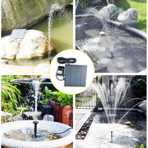 ソーラーポンプ 噴水 メダカ 滝 水槽 蓄電 ...の詳細画像2