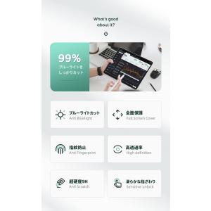 iPad 強化ガラスフィルム ブルーライトカッ...の詳細画像2
