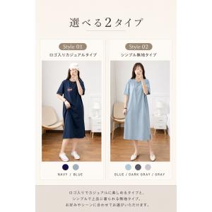授乳 ワンピース 夏 半袖 授乳服 授乳口付き...の詳細画像3