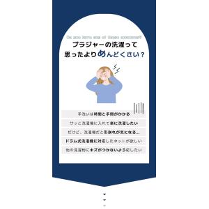 ブラジャーネット 洗濯ネット ブラジャー ネッ...の詳細画像1