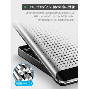 ノートパソコン冷却 冷却台 冷却ファン 静音 ...の詳細画像2