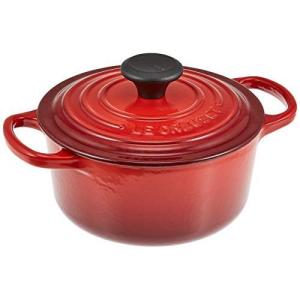 ル・クルーゼ(Le Creuset)  鋳物 ホーロー 鍋 シグニチャー ココット・ロンド 16 cm チェリーレッド｜dshopone-y