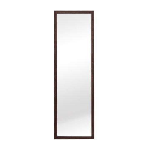 軽量 ウォールミラー 90cm ブラウン NK-216  飛散防止加工 姿見鏡 全身 スリム 壁掛け