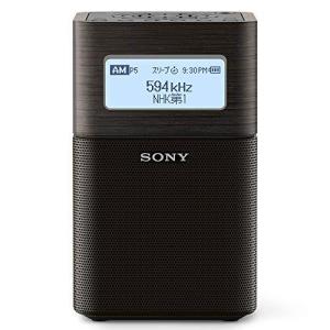 SONY ソニー SRF-V1BT ブラック PLLシンセサイザーラジオ FM/AM ホームラジオ