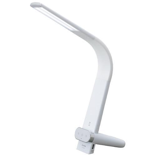 IRIS アイリスオーヤマ LDL-QLDL-W ホワイト LEDデスクライト Qi充電シリーズ 縦...