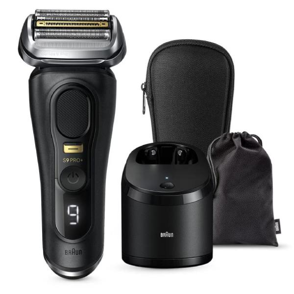 ブラウン 髭剃り 4枚刃 電動シェーバー メンズ アルコール洗浄システム シリーズ9 9551CC-...