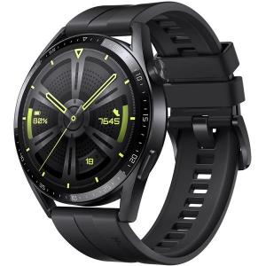 HUAWEI ファーウェイ WATCH GT3 46mm ブラックフルオロエラストマ― ウェアラブル...