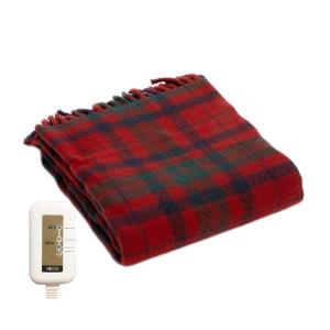 KODEN 広電 CWN142H-RC レッド 電気ひざかけ毛布 約140× 82 大判サイズ ブランケット