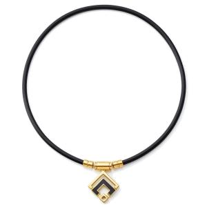 Colantotte コラントッテ ABARD52M ブラック/クラシックゴールド TAOネックレス α ARAN Mサイズ 磁気 肩こり 健康アクセサリー