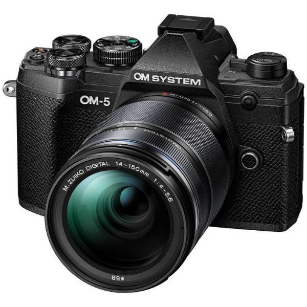 OLYMPUS オリンパス OM SYSTEM OM-5 14-150 II レンズキット ブラック...