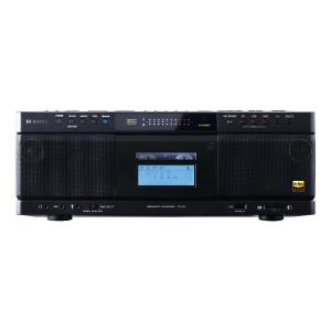東芝 AUREX TY-AK21(K) ハイレゾ対応 SD/USB/CDラジオカセット 