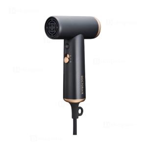 ドクターエア ヘアドライヤー 超小型 大風量 速乾 ツヤ 頭皮ケア ミラ ジェットドライヤー BDR-01BK スムースブラック DOCTORAIR