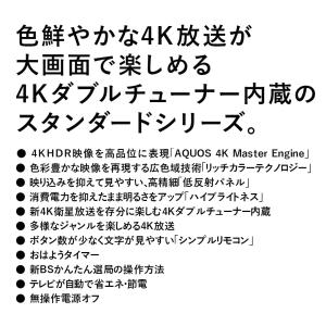 SHARP シャープ AQUOS 4T-C65...の詳細画像3