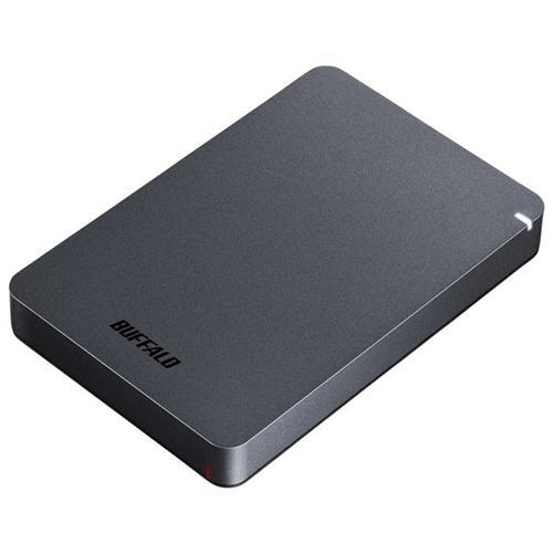 BUFFALO HD-PGF2.0U3-BBKA ブラック 外付けHDD 2TB ポータブル 耐衝撃...