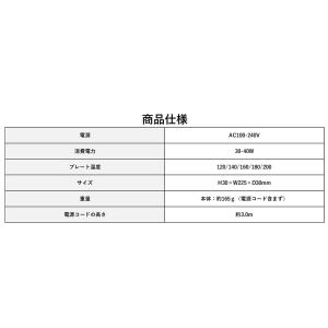 クレイツ ヘアアイロン 海外兼用 ストレートア...の詳細画像4