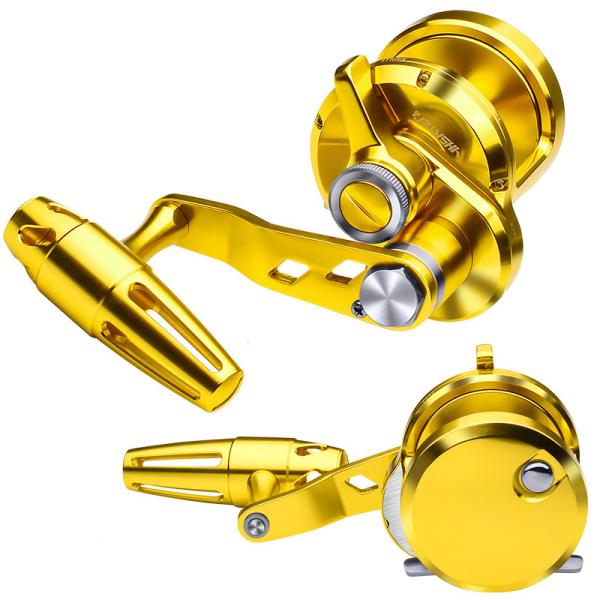 【送料無料】フィッシング ベイト リール 大型ベイトリール 大型両軸リール 釣り 大物 レバードラグ...