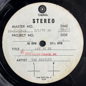 BEATLES / LET IT BE (US盤)の詳細画像1