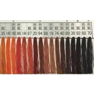 【番号順】都羽根 絹手縫い糸 40m カード巻...の詳細画像4