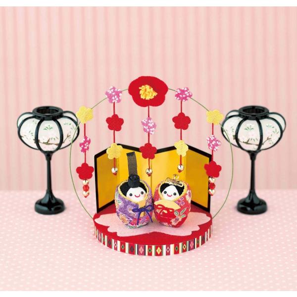 パナミ　pnami　ちりめん細工　ひらひら雛　HM-10　(お雛様)