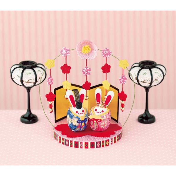 パナミ　panami　ちりめん細工　ひらひら雛　HM-9　(うさぎ)