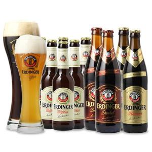 お中元 御中元 ギフト ポイント5倍 専用グラス2個付 ドイツビール 送料無料 新発売 エルディンガー×10本セット 世界 海外