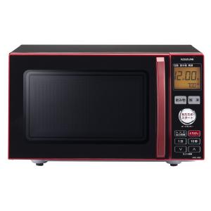 コイズミ 電子レンジ 単機能 18L レッド KRD-1850/R