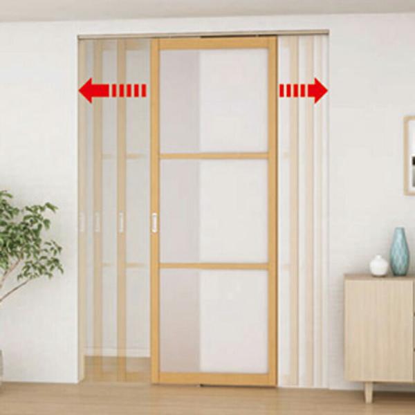 タチカワブラインド プレイス用オプション▼ソフトクローズ機能▼【引戸 下レール：ノンレール、パネル3...