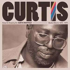 輸入盤 CURTIS MAYFIELD / KEEP ON KEEPING ON： CURTIS MAYFIELD STUDIO ALBUMS 1970-1974 [4LP]｜dss