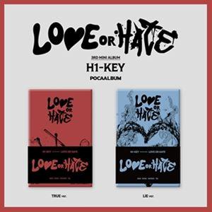 輸入盤 H1-KEY / 3RD MINI ALBUM ： LOVE OR HATE （POCA A...