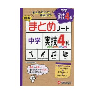 中学まとめノート実技4科 図解