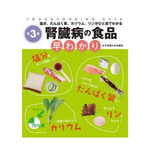 腎臓病の食品早わかり 塩分、たんぱく質、カリウム、リンがひと目でわかる
