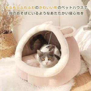猫ハウス ペット ベット ドーム型 Mサイズ ...の詳細画像1