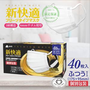 OHTE 不織布マスク ふつう 個別包装 40枚入 x 20箱 800枚 ふつうサイズ