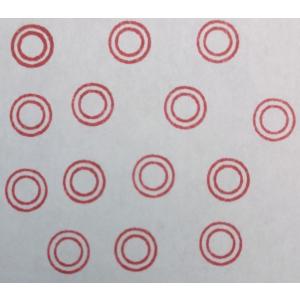◎二重丸スタンプ直径約4mm ブラザー訂正印 ブラザーネーム6 浸透印 はんこ 手帳用 事務用 スタンプ