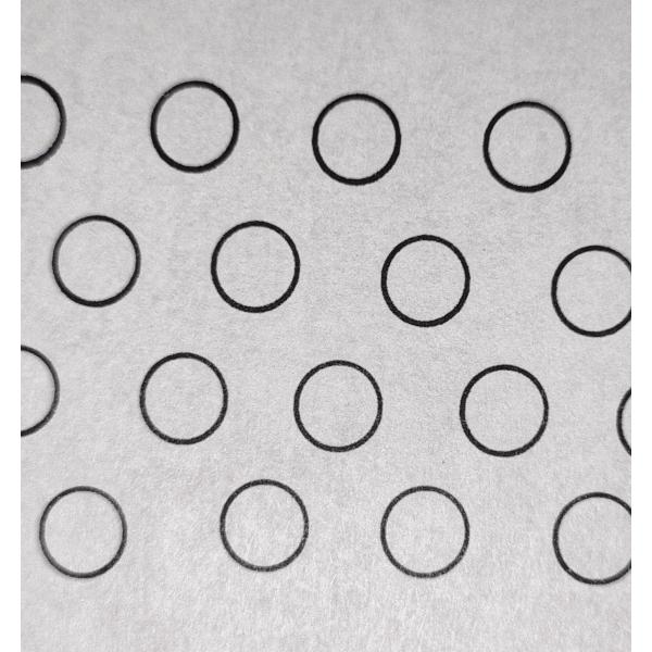 ◯丸マーク枠太め直径約6mmスタンプ ブラザー訂正印